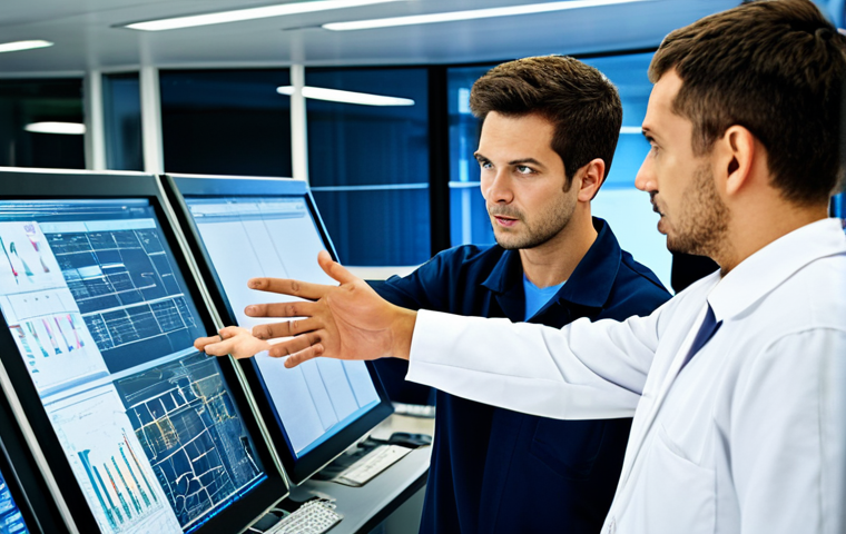 원자력 엔지니어의 리더십 사례 - Communication & Collaboration**

"A diverse team of nuclear engineers in a modern control room, coll...