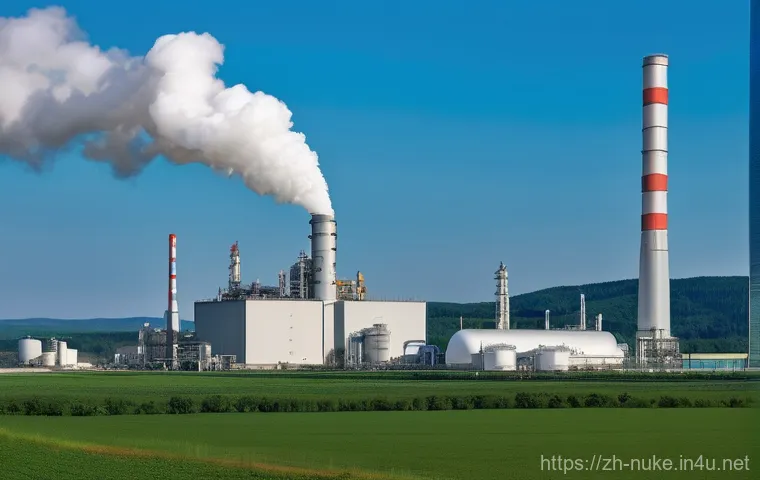 원자력 발전과 재생에너지의 협력 - **Prompt:** A compact, advanced Small Modular Reactor (SMR) being rapidly assembled at a remote indu...