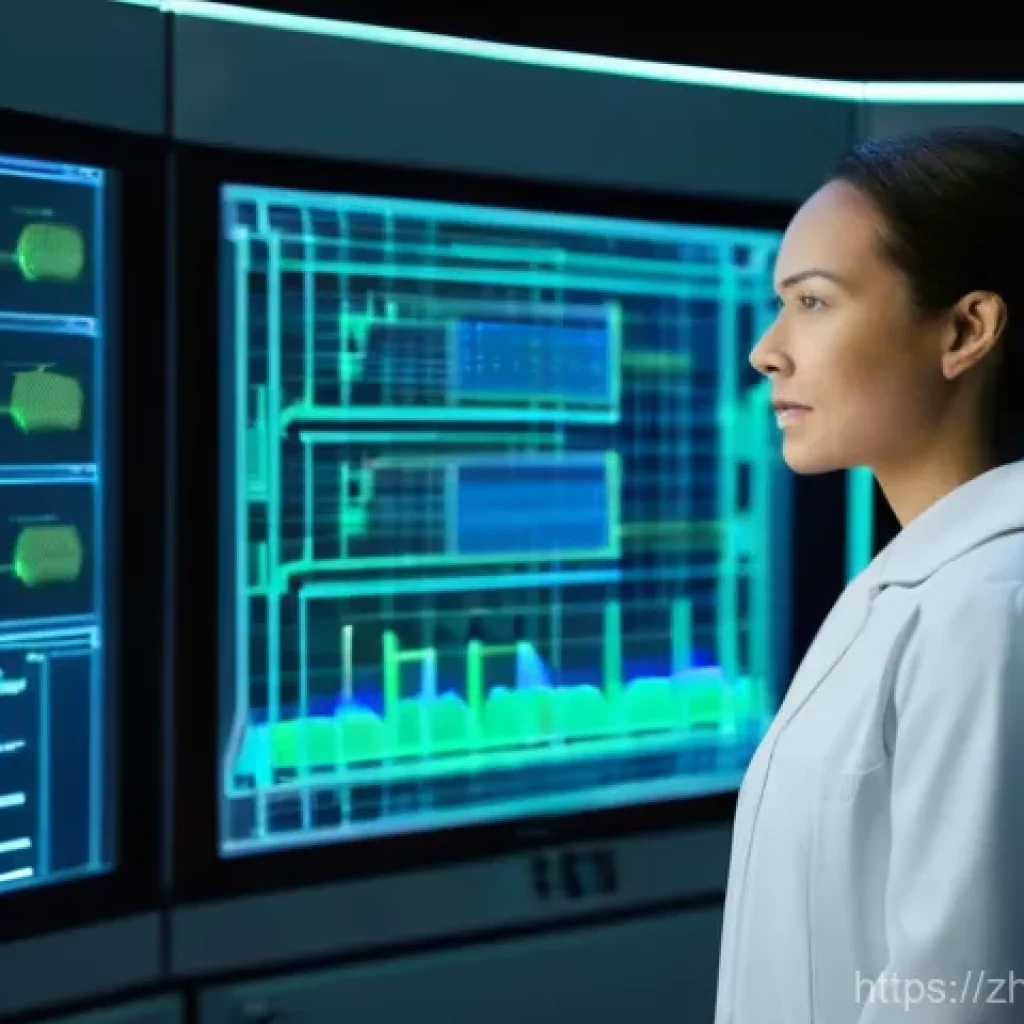 원자력 엔지니어를 위한 취업 네트워크 - **Prompt: Nuclear Engineer Innovating Future Energy**
    A highly skilled nuclear engineer, a woman...
