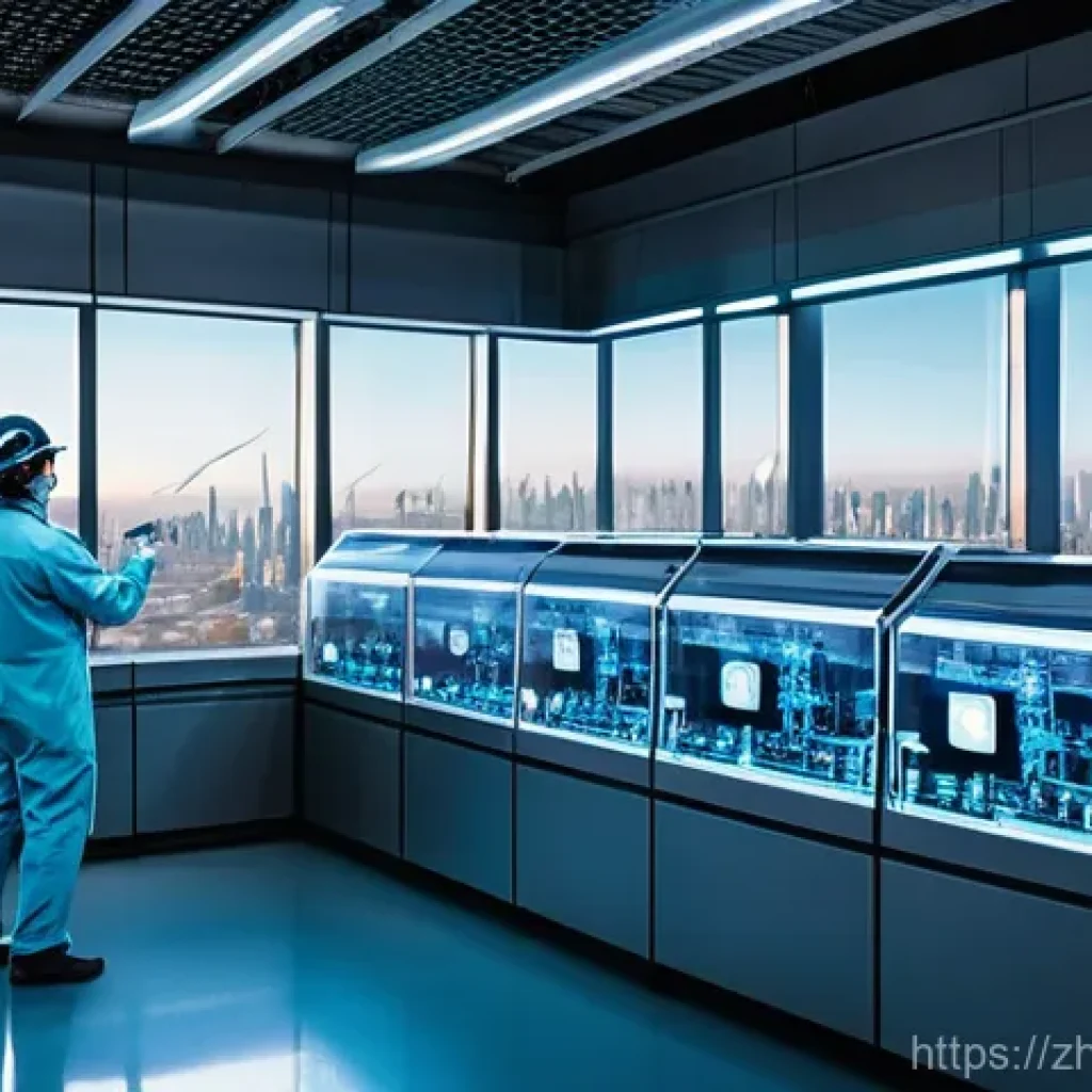 원자력 기술 관련 연구 과제 - **Prompt Title: The Modular Heart of Tomorrow's Energy**
**Image Prompt:** A brightly lit, high...